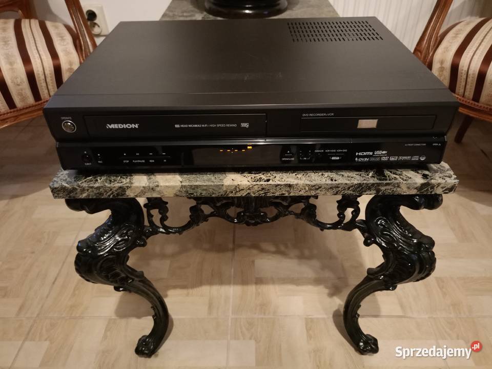 Nagrywarka DVD VHS Medion MD81664 Magnetowid wielkopolskie Drawski Młyn