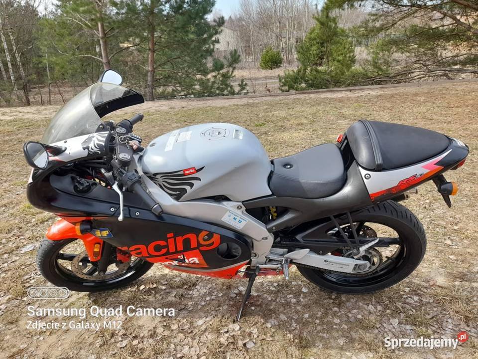 Aprilia RS 50cc przerobione na 80cc prędkość Aprilia Kielce