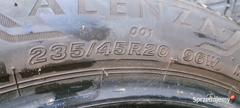 Opony Bridgestone alenza 23545 20 235 Sieraków Śląski