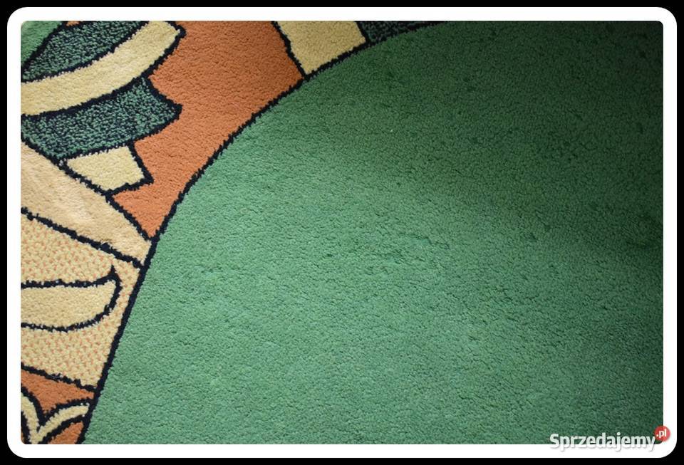 Dywan duży 150 x 300 używany odcienie zieleni