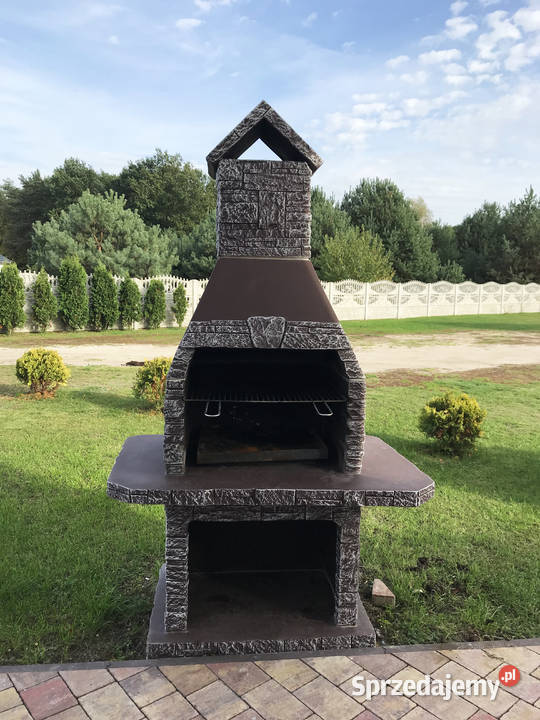 Grill betonowy Neptun K7 imitacja kamienia Górno