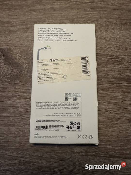 Etui Iphone 15 Pro FineWoven Case MagSafe Katowice