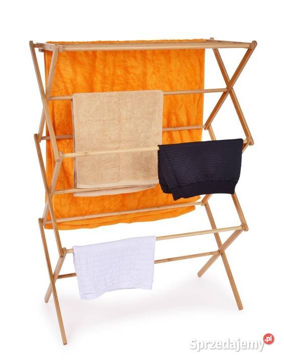 Bambusowa składana suszarka na pranie GoEco wys Warszawa