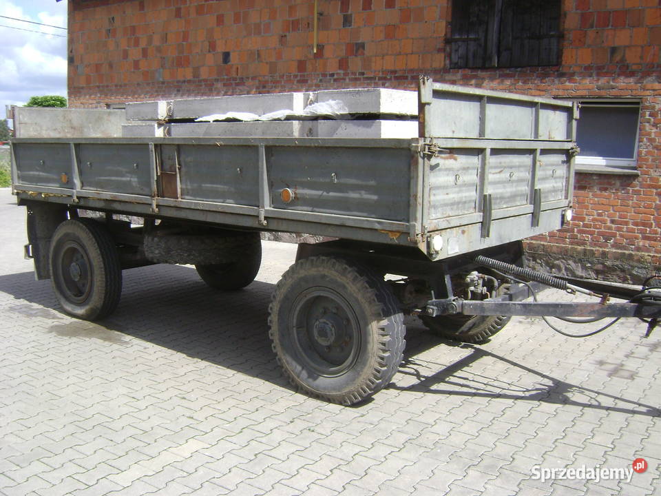 Sprzedam przyczep D 50 zarejestrowana 6 tonowa Maszyny rolnicze Krotoszyn
