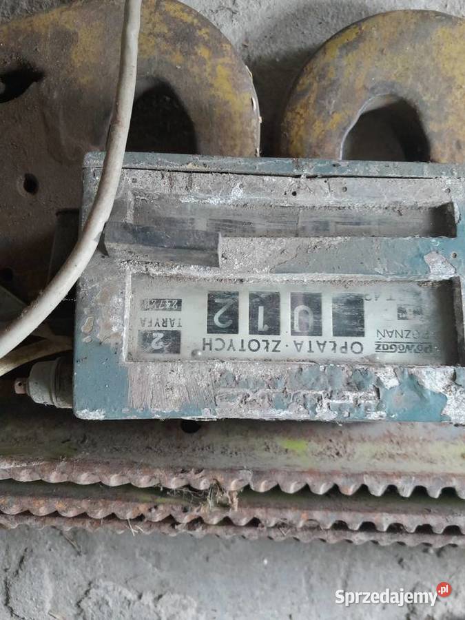 Taksometr poltax prlt 43 Rok produkcji 1975 Lubochnia
