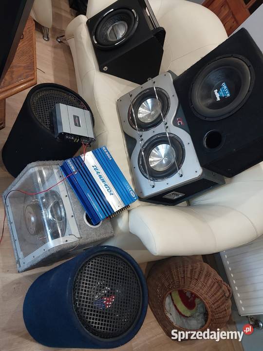Subwoofer car audio tuba wzmacniacz skrzynia