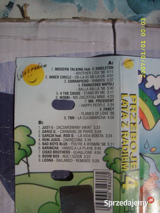 skladanka kas PRRZEBOJE LATA Z RADIEM 4