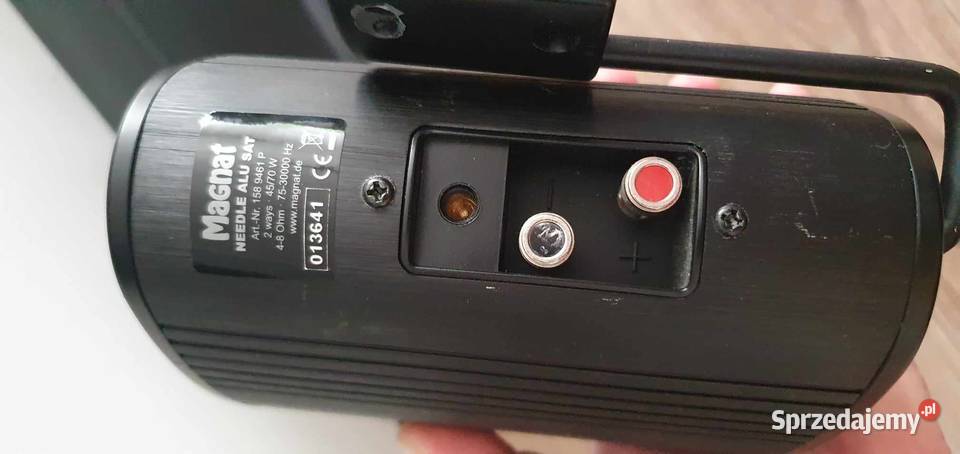 Głośniki Magnat needle alu super center alu sat Audio