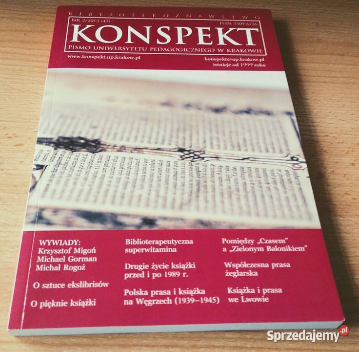 KONSPEKT pismo Uniwersytetu Pedagogicznego w pomorskie Gdańsk