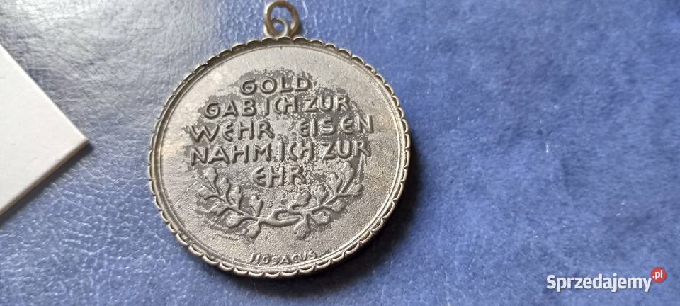 Stare monety Medal I wojna światowa Złota podkarpackie