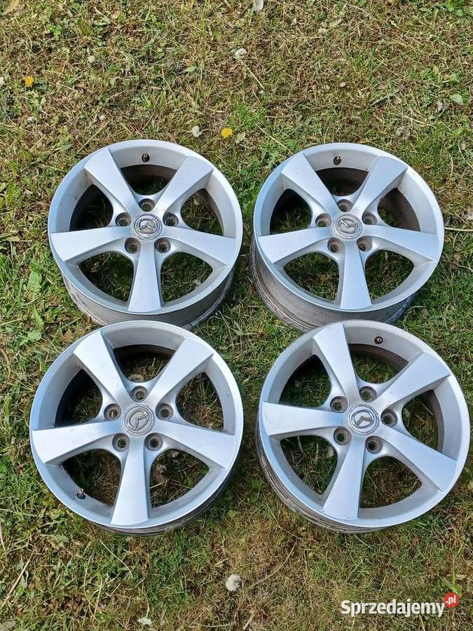 Ładne alufelgi mazda 16 koła 5x1143 opony letnie Ostrowiec Świętokrzyski