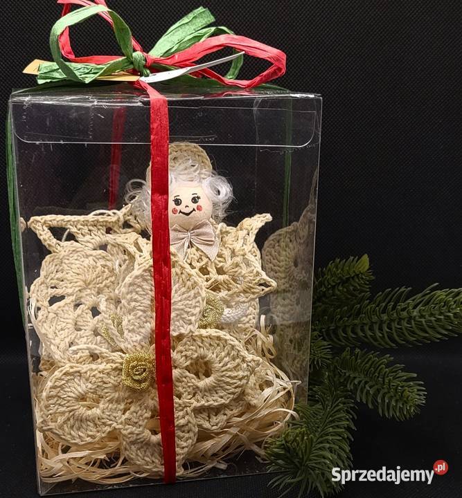 Zestaw ozdób na choinkę ręcznie wykonanych małopolskie Krzywaczka sprzedam