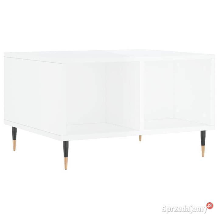 Stolik kawowy biały o wysokim połysku 60x50x365 Stoły mazowieckie sprzedam