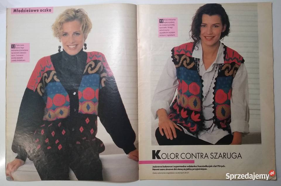 Modne Dzianiny Sandra 121993 Rok wydania 1993 Gdańsk