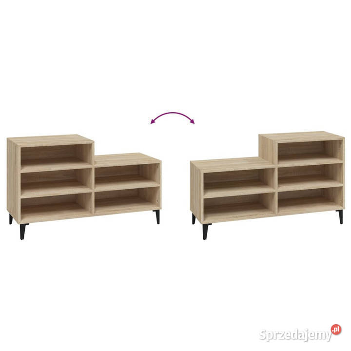 Szafka na buty dąb sonoma 102x36x60 WM819735 mazowieckie Warszawa sprzedam