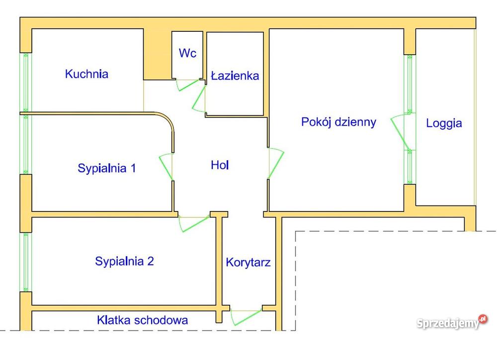 mieszkanie Gdańsk Morena balkon