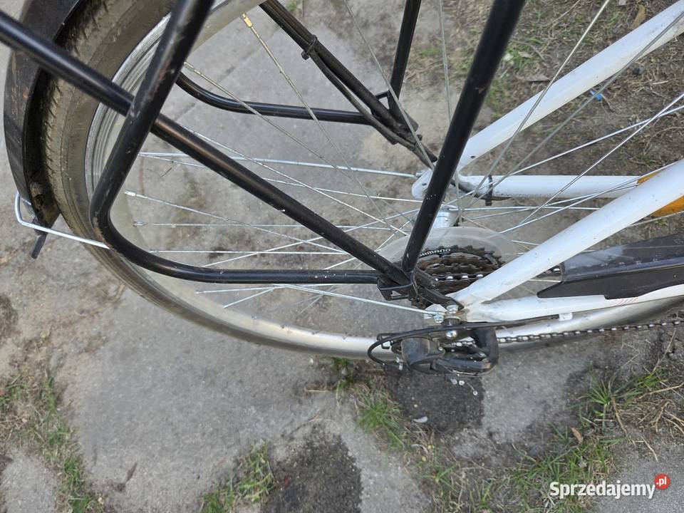 Fajny rower damski z ślicznym koszykiem Zaborowice