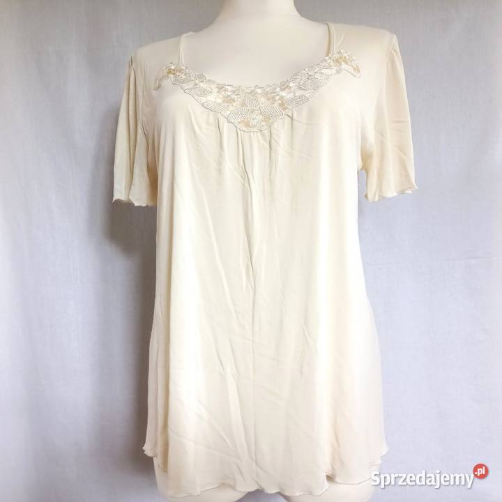 Bluzka nocna Góra damska r 40L krótki rękaw NOWA Inna marka Białystok