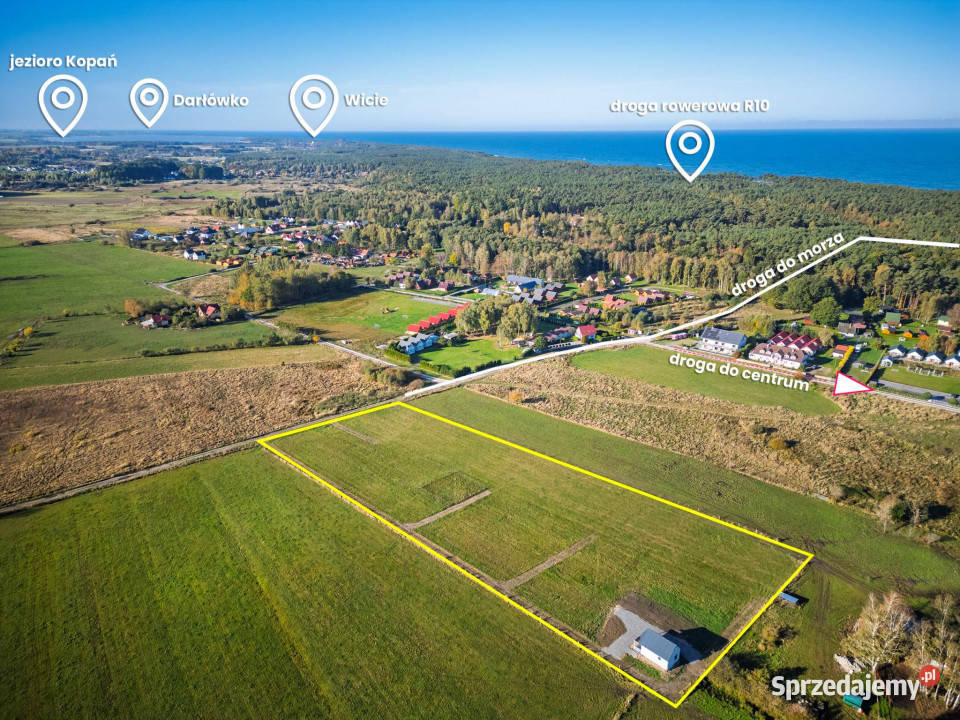 Działka morzem w Jarosławcu piaszczystej plaży Jarosławiec sprzedam