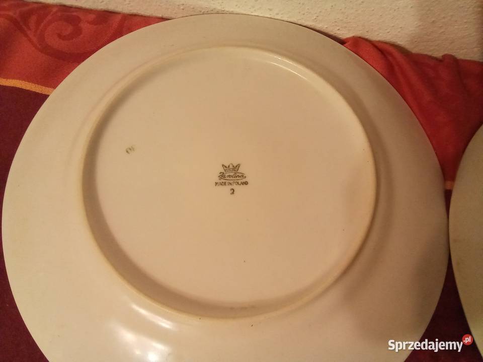 Talerze i półmisek Karolina PRL Talerze i talerzyki Warszawa