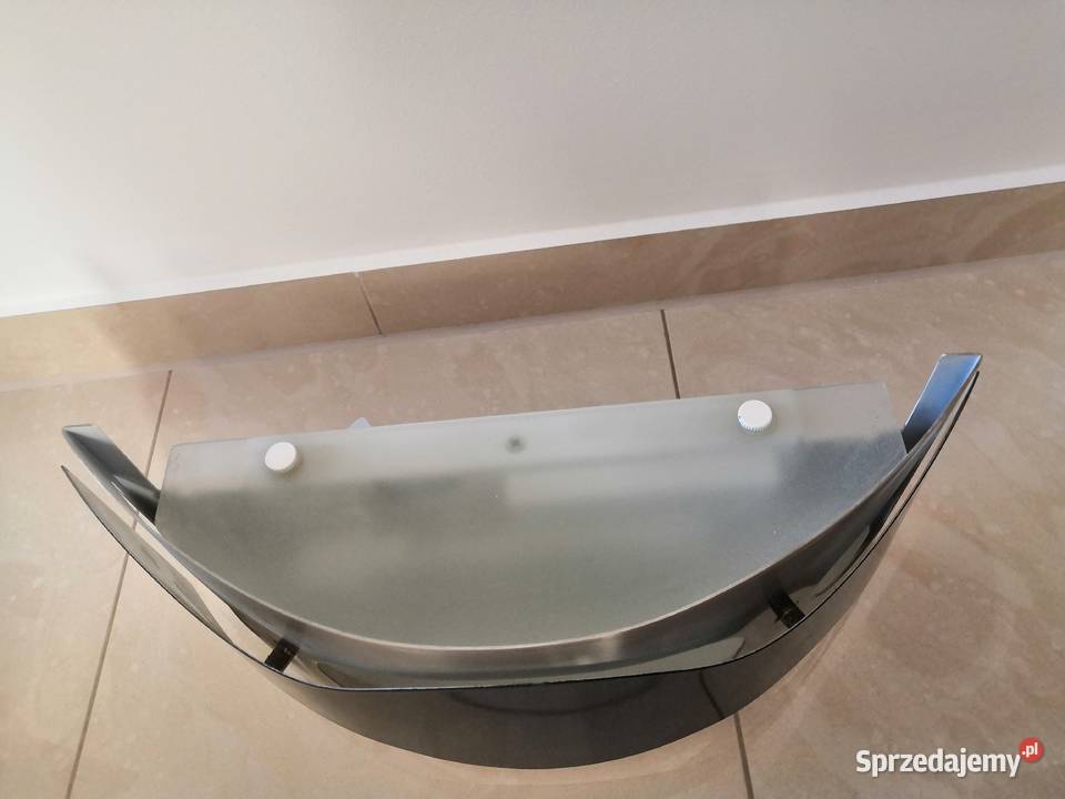 Lamp kinkiety srebrno czarne 2 sztuki małopolskie Liszki