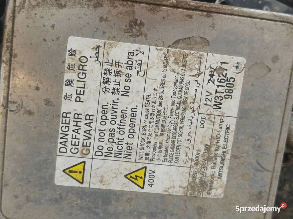 LAMPA PRZÓD LEWA XENON EU Mitsubishi Outlander osobowe Oświetlenie