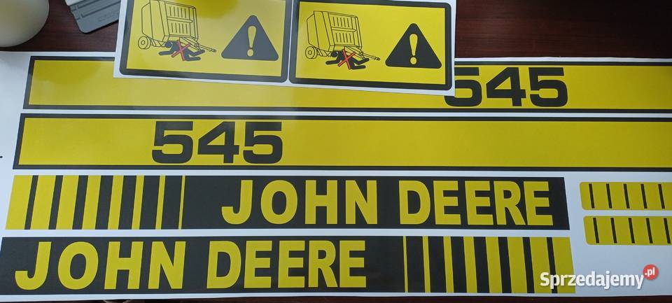 Naklejki na maszyny rolnicze budowlane samochody mazowieckie