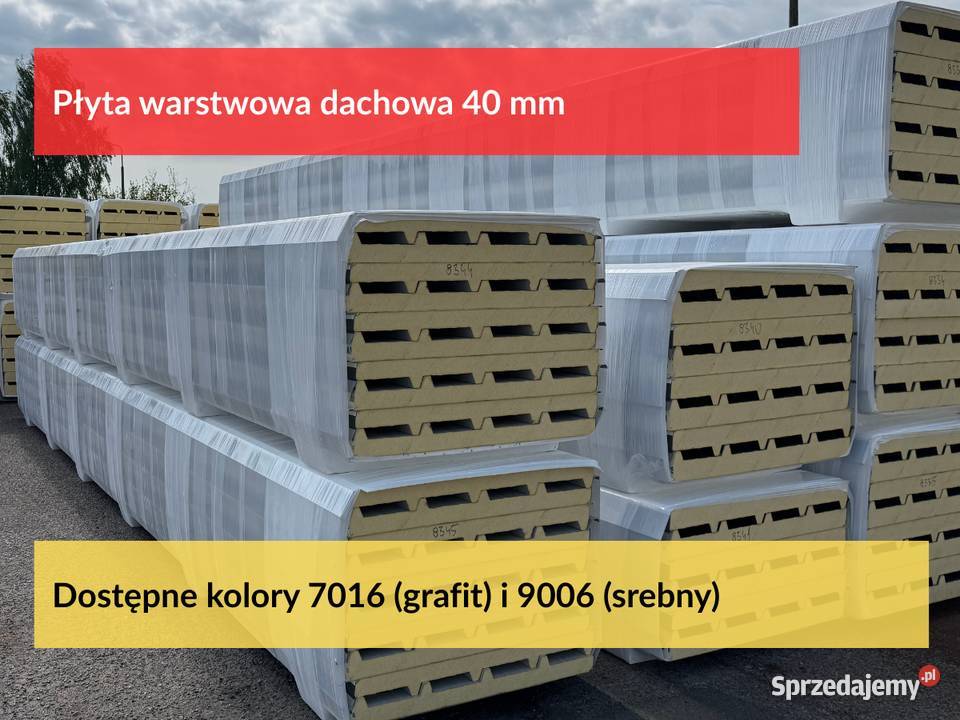 Płyta obornicka dachowa 40mm płyty warstwowe w