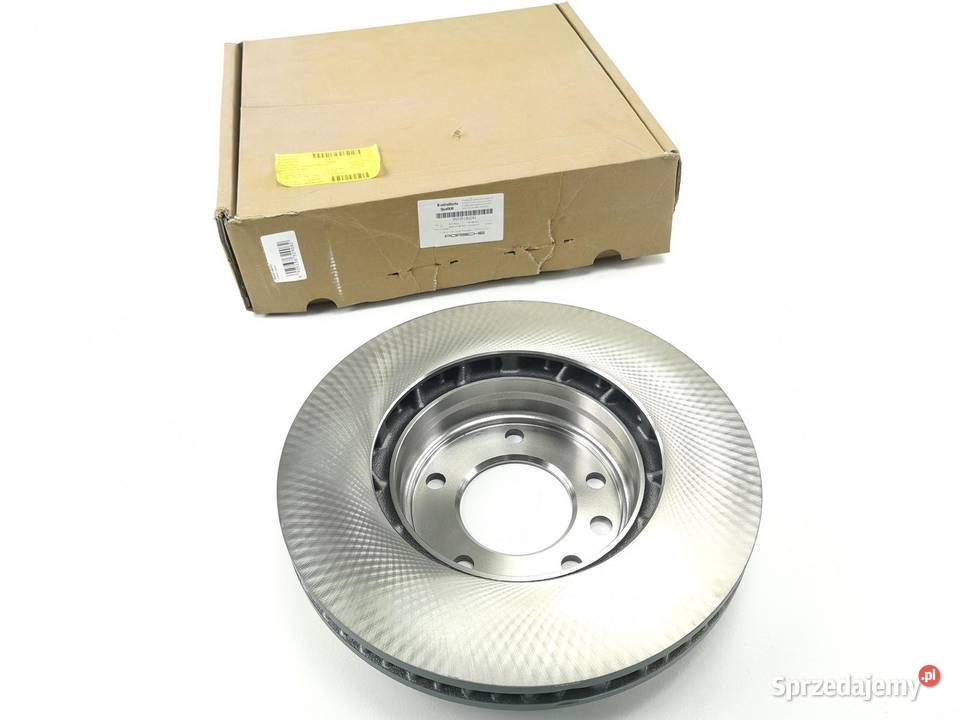 TARCZA HAMULCOWA PRAWY PRZÓD PORSCHE CAYENNE