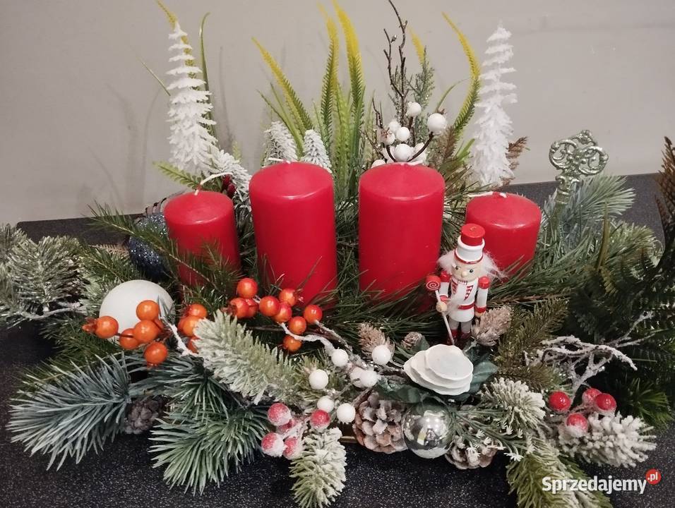 Stroik świąteczny duży adwentowy Boże Narodzenie sprzedam