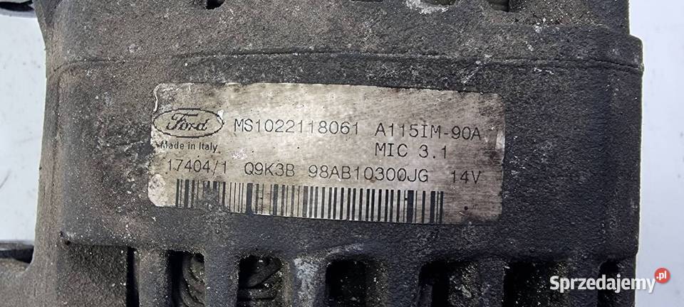 ALTERNATOR FORD FOCUS osobowe Lipno