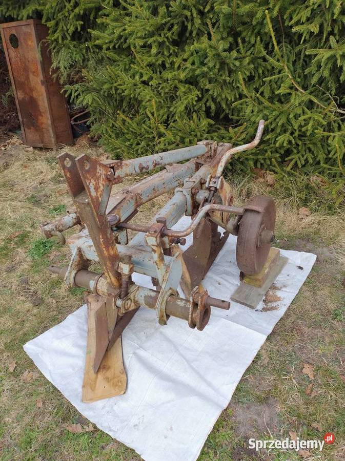 PŁUG DWUSKIBOWY Rolnictwo Wawrochy