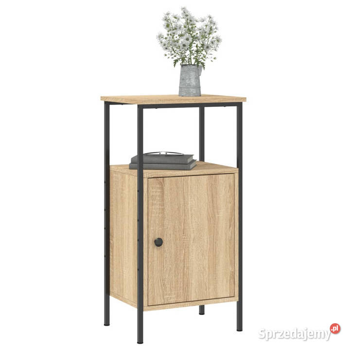 Szafka nocna dąb sonoma 41x31x80 materiał mazowieckie