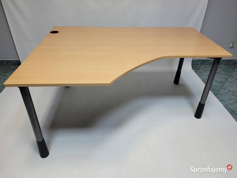 Biurko narożne Kinnarps buk 160x120 dost 50 Poznań