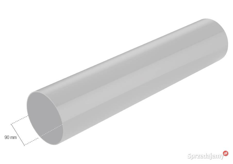 Rura Spustowa fi 90 195 m zielona Bryza PVC