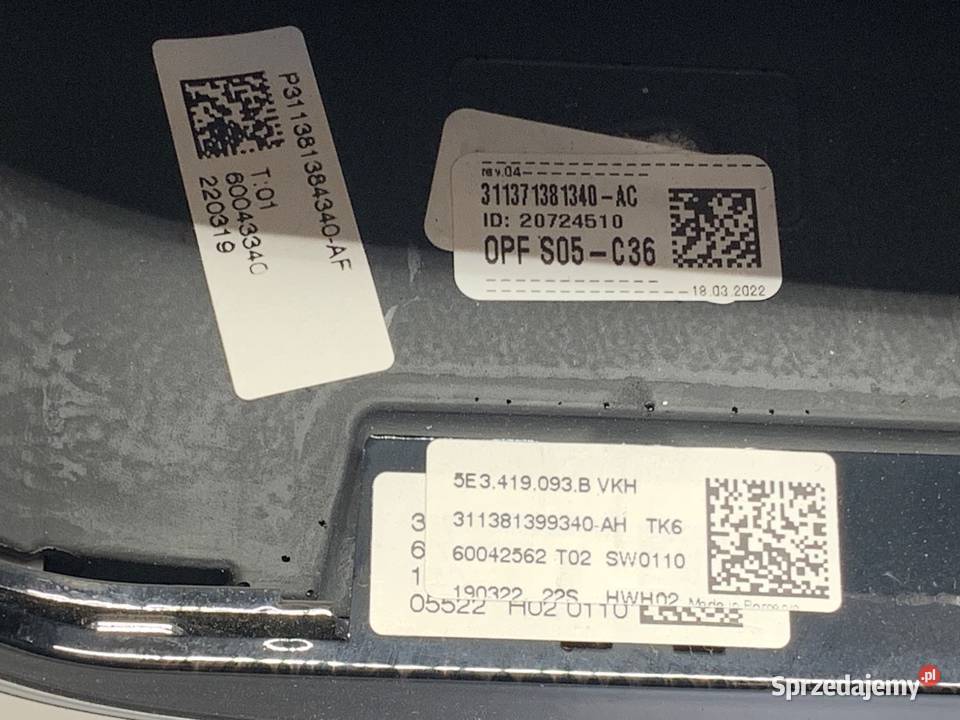 KIEROWNICA SKODA OCTAVIA IV 5E3419093B