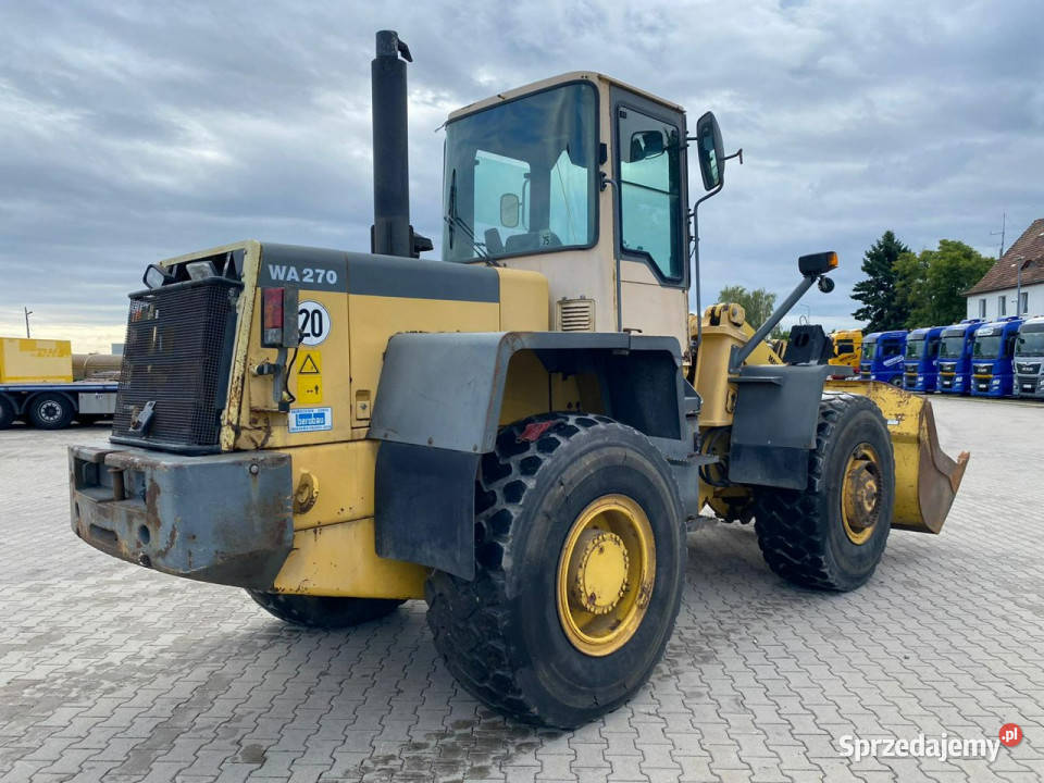 duża kołowa Komatsu Komatsu WA 2703 ładowarka opolskie Głogówek