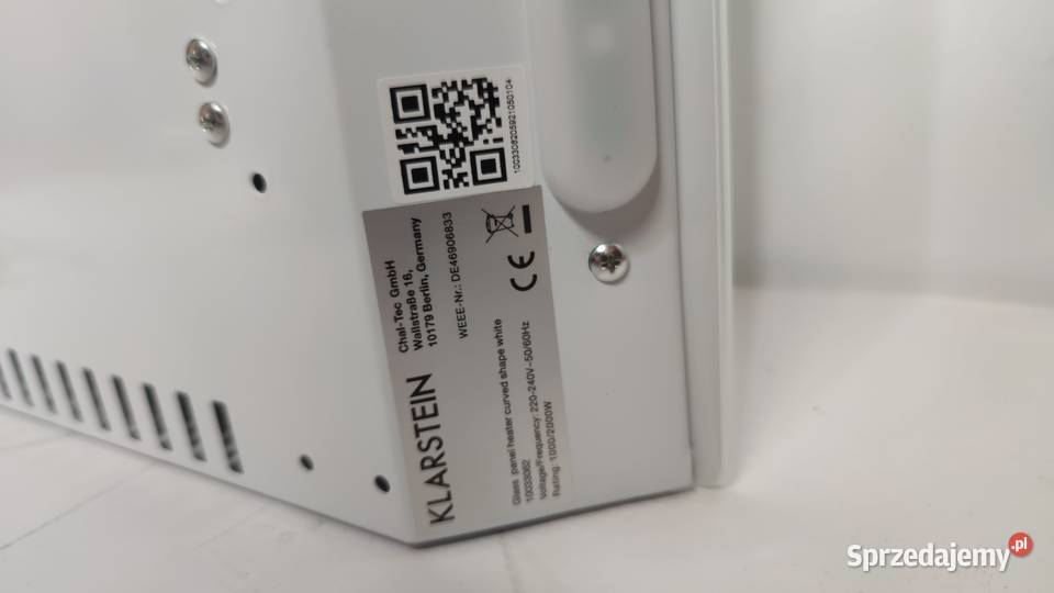 Grzejnik konwekcyjny Klarstein Bornholm Ambient Jadowniki