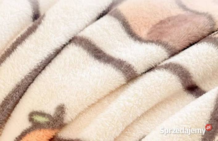 Piękny Koc Pled Kapibara Częstochowa