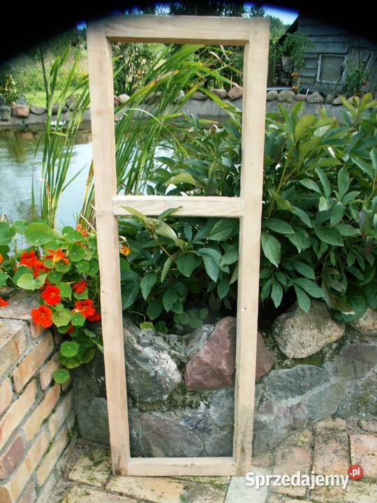 Stare okna loft retro lustro zdjęcja aranżacje warmińsko-mazurskie Ełk