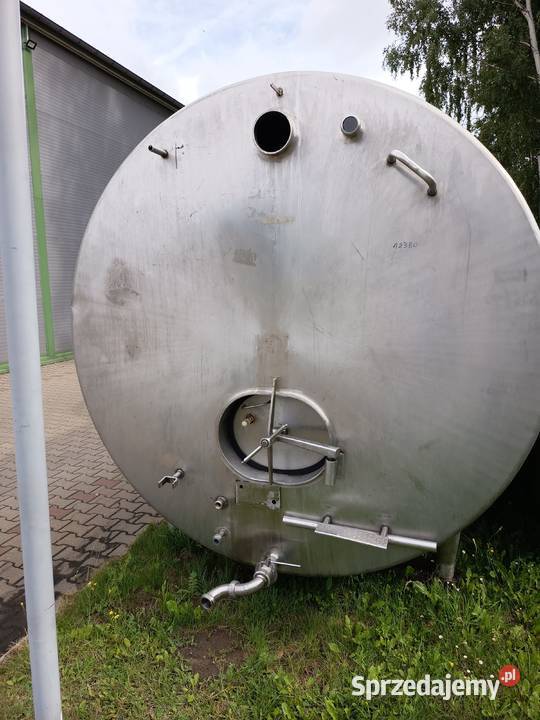 Zbiornik nierdzewny 10 000L dwupłaszczowy Dobra