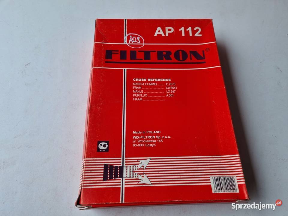 FILTR POWIETRZA Mazda 323 F 20 24V i 626 III 20 Rudka