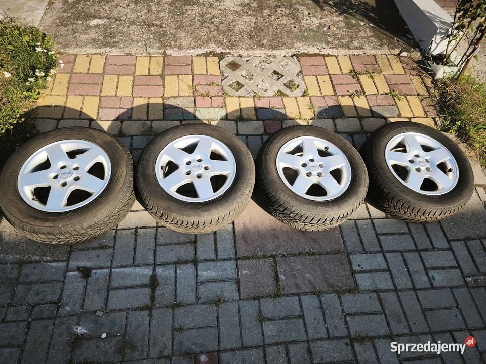 Felgi Aluett 5x100 oryginalne 15 opony zimowe