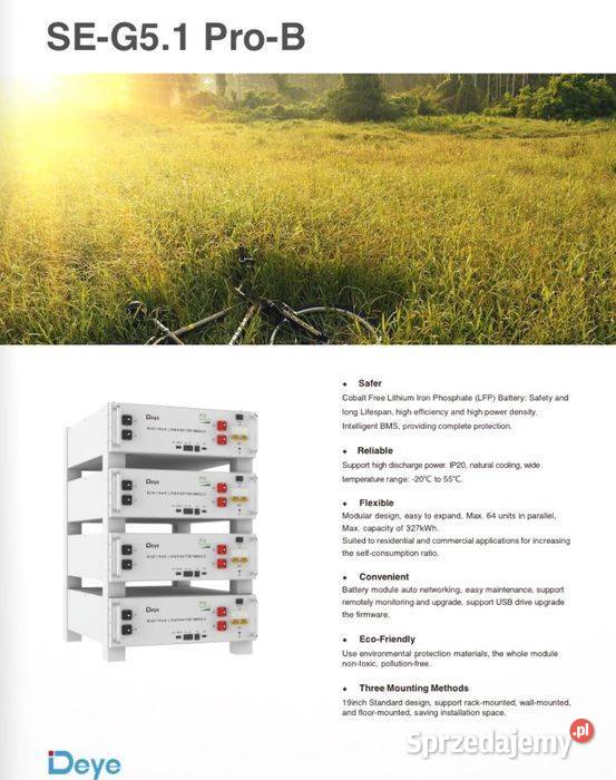 DEYE 10 magazyn energii SEG51ProB 512 kWh z BMS