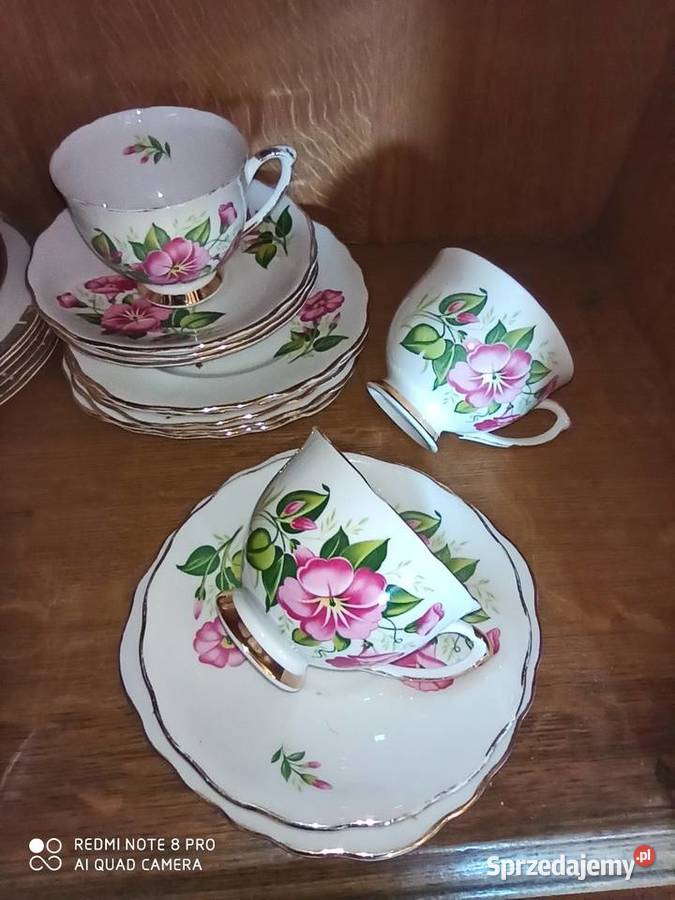 Filiżanka z talerzykiem deserowym
PowojnikRegent Porcelana i szkło pomorskie Gdańsk sprzedam