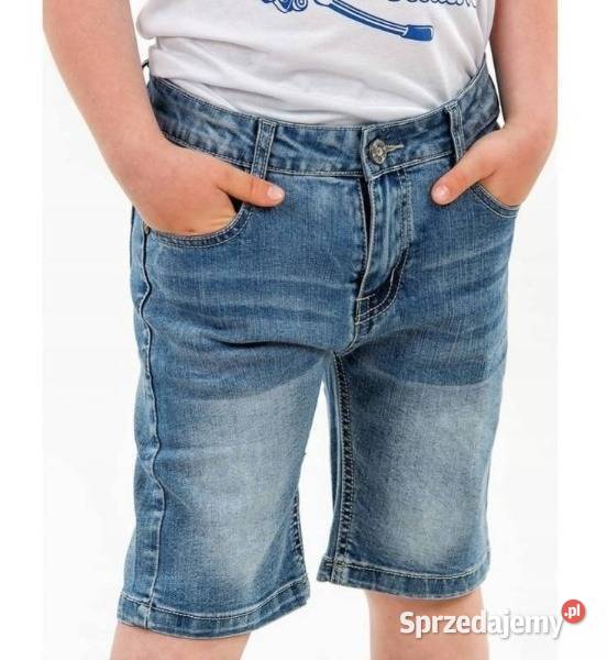 Szorty chłopięce jeansowe 110116