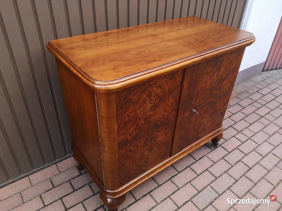 Komoda Pomocnik ARTDECO Orzech Stara Antyk Swarzędz