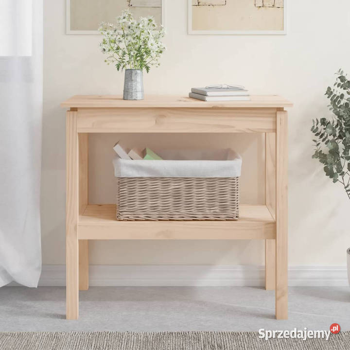 Stolik konsolowy 80x40x75 lite drewno sosnowe Stoły Warszawa