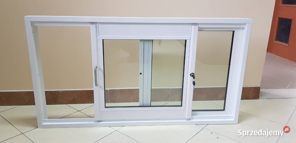 Okno aluminiowe przesuwane w bok na wymiar RAL Białystok sprzedam