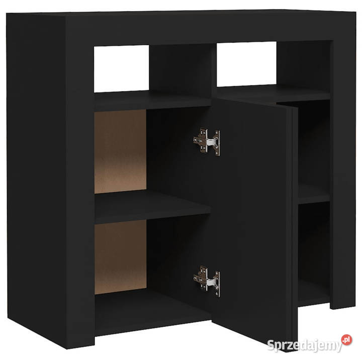Szafka z oświetleniem LED czarna 80 x 35 x 75 Pozostałe Pozostałe mazowieckie Warszawa